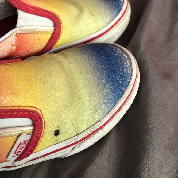 Loved sparkle rainbow slip on sneakers - Picture 3 of 4